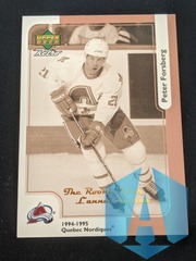 1999-00 Upper Deck McDonalds Peter Forsberg #McD-10R Retro The Rookie Years